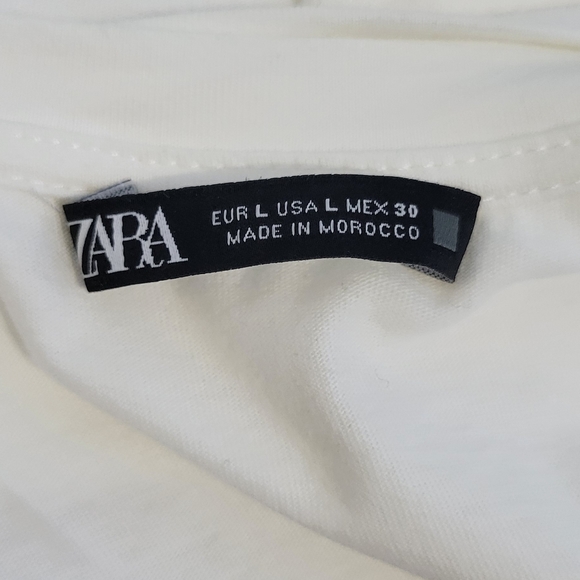 Women's Zara Ruffle Crop Top Size Large - Picture 4 of 4